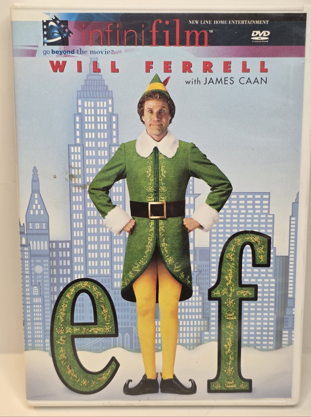 Dvd Movie Christmas Classic Comedy Film Elf Starring Will Ferrell